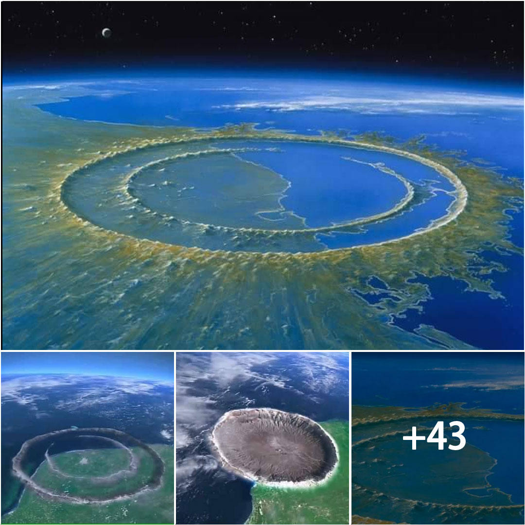 El cráter gigante de Chicxulub, en México, es producto de la colisión de un gran asteroide hace unos 66 millones de años. El comienzo de la era de los dinosaurios comenzó en la tierra. #Astronomía #ExploraciónEspacial #Astrofísica #ObservaciónDeEstrellas #Cosmología #Exoplanetas #NASA #telescopio #MisionesEspaciales #EventosCelestiales